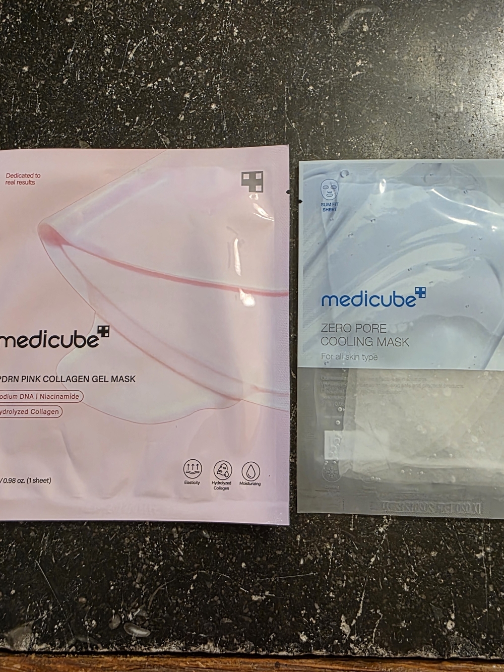Medicube PDRN Pink Collagen & Zero Pore Cooling Masks--Sealed